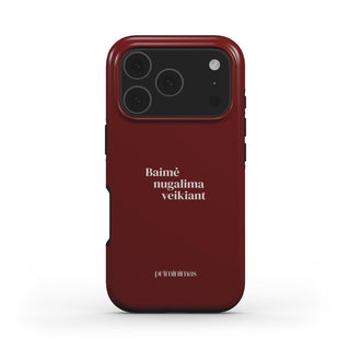 Baimė nugalima veikiant