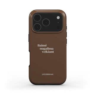 Baimė nugalima veikiant