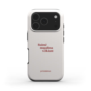 MagSafe Baimė nugalima veikiant